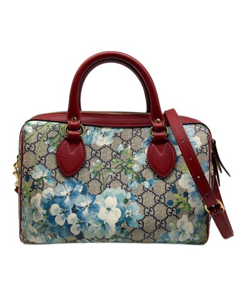 GUCCI（グッチ）GUCCI (グッチ) GGブルームス 2WAYショルダーバッグ レッドの古着・服飾アイテム