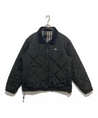 FTCエフティーシー）の古着「REVERSIBLE PLAID PUFFY JACKET」｜ブラック