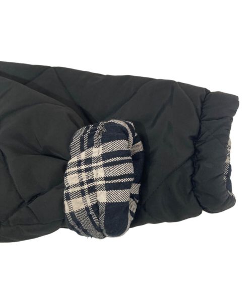 FTC（エフティーシー）FTC (エフティーシー) REVERSIBLE PLAID PUFFY JACKET ブラック サイズ:Mの古着・服飾アイテム