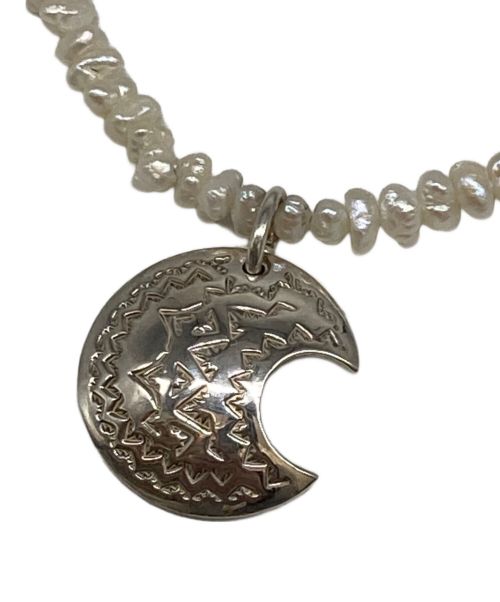 Preek（プリーク）PREEK (プリーク) パールムーンネックレス シルバーの古着・服飾アイテム