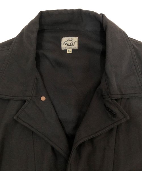 gold（ゴールド）gold (ゴールド) LIGHT BACKSATIN N-3 JACKET グリーン サイズ:XLの古着・服飾アイテム