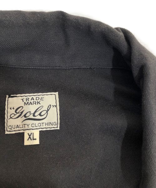 gold（ゴールド）gold (ゴールド) LIGHT BACKSATIN N-3 JACKET グリーン サイズ:XLの古着・服飾アイテム