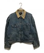 RRLダブルアールエル）の古着「襟コーデュロイ デニムジャケット」｜インディゴ
