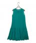 ANAYI (アナイ) チンツオーガンジーギャザー ワンピース グリーン サイズ:34：8000円