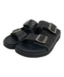 PELLICO SUNNY（ペリーコサニー）の古着「カットワーク フスベットサンダル」｜ブラック