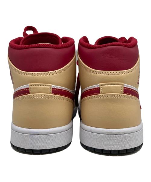 NIKE（ナイキ）NIKE (ナイキ) AIR JORDAN 1 MID/CARDINAL ホワイト サイズ:26.5cmの古着・服飾アイテム