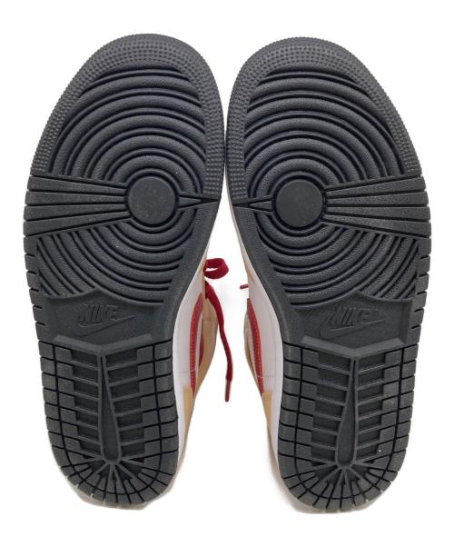 NIKE（ナイキ）NIKE (ナイキ) AIR JORDAN 1 MID/CARDINAL ホワイト サイズ:26.5cmの古着・服飾アイテム