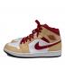 NIKE (ナイキ) AIR JORDAN 1 MID/CARDINAL ホワイト サイズ:26.5cm：9000円