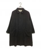 ATONエイトン）の古着「CAMEL MOLESKIN(キャメルモレスキン)コート 6863577」｜ブラック