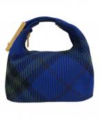 BURBERRYバーバリー）の古着「Mini Peg Duffle Bag（ミニペグ ダッフルバッグ） 8082419」｜ブルー