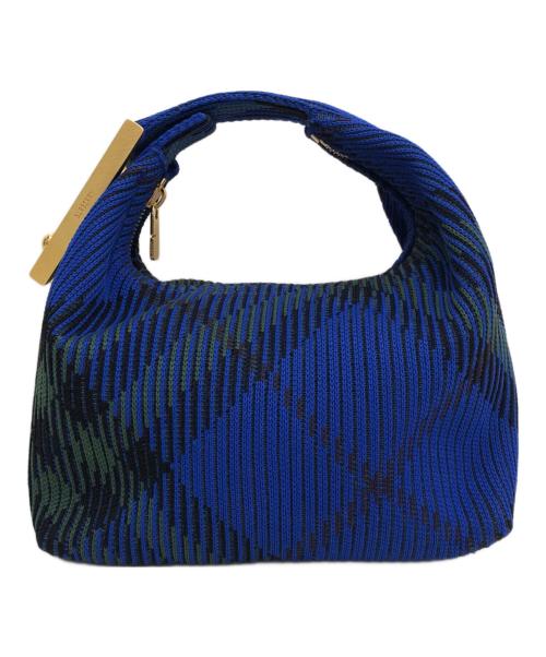 BURBERRY（バーバリー）BURBERRY (バーバリー) Mini Peg Duffle Bag（ミニペグ ダッフルバッグ） 8082419 ブルーの古着・服飾アイテム