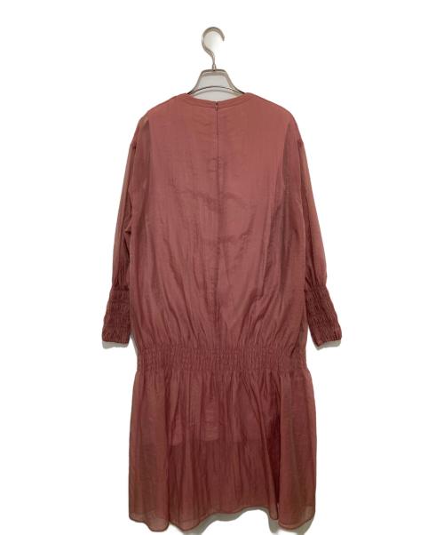 AKIRA NAKA（アキラナカ）AKIRA NAKA (アキラナカ) Layered Organza long sleeves dress ピンク サイズ:1の古着・服飾アイテム