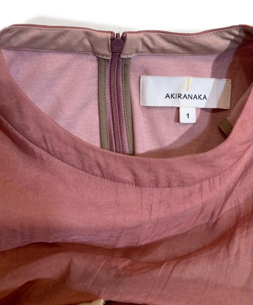 AKIRA NAKA（アキラナカ）AKIRA NAKA (アキラナカ) Layered Organza long sleeves dress ピンク サイズ:1の古着・服飾アイテム