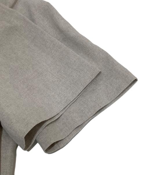 journal standard L'essage（ジャーナルスタンダード レサージュ）journal standard L'essage (ジャーナルスタンダード レサージュ) リネンストレッチハーフスリーブジャケット ベージュ サイズ:SIZE Freeの古着・服飾アイテム
