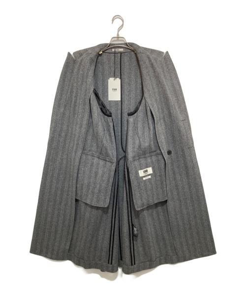 VIAN（ヴィアン）VIAN (ヴィアン) ロングチェスターコート グレー サイズ:SIZE Freeの古着・服飾アイテム
