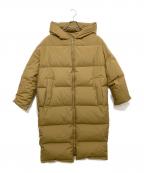 yves salomonイヴサロモン）の古着「フーデッド パデッドコート/リバーシブル　23WYM02620DOXW」｜ベージュ