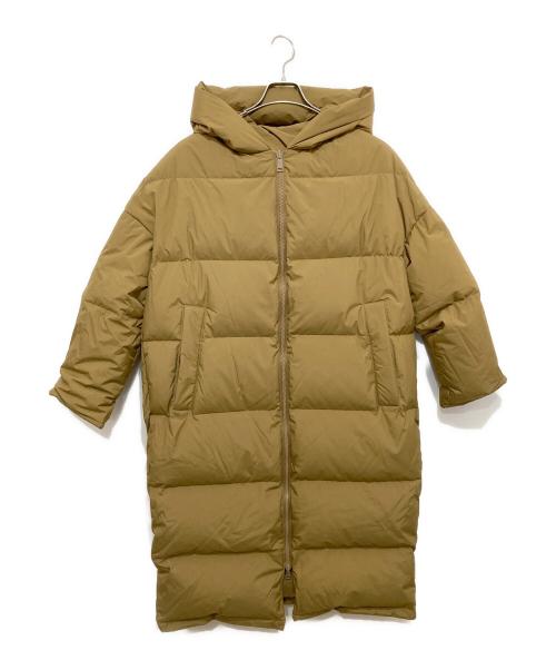 yves salomon（イヴサロモン）YVES SALOMON (イヴサロモン) フーデッド パデッドコート/リバーシブル　23WYM02620DOXW ベージュ サイズ:36の古着・服飾アイテム