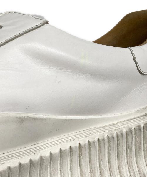 JIL SANDER（ジルサンダー）JIL SANDER (ジルサンダー) レザー厚底スニーカー ホワイト サイズ:40の古着・服飾アイテム