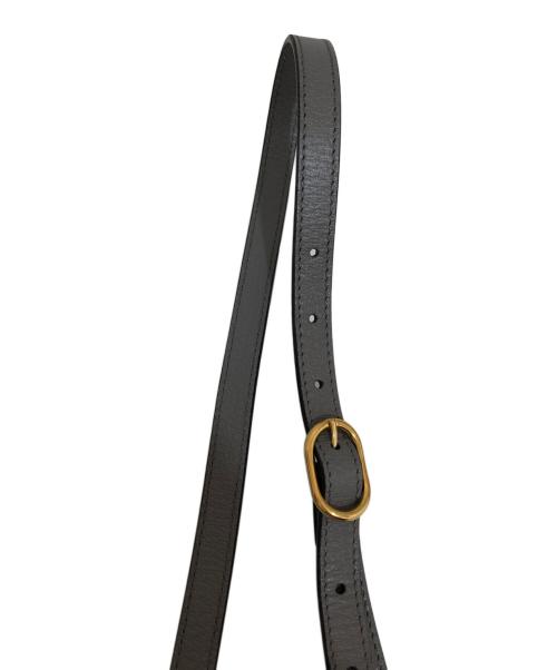 GUCCI（グッチ）GUCCI (グッチ) ミディアム ショルダーバッグ バンブー 746124 ブラックの古着・服飾アイテム