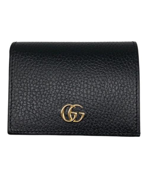 GUCCI（グッチ）GUCCI (グッチ) ダブルG カードケース ブラックの古着・服飾アイテム