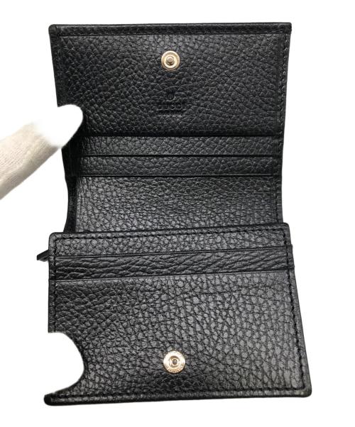 GUCCI（グッチ）GUCCI (グッチ) ダブルG カードケース ブラックの古着・服飾アイテム