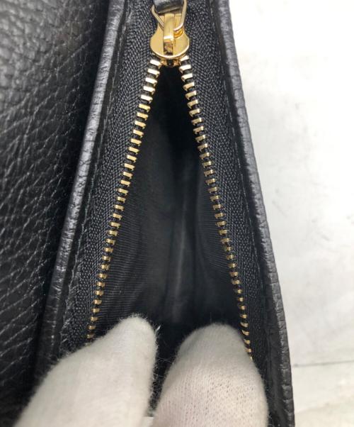 GUCCI（グッチ）GUCCI (グッチ) ダブルG カードケース ブラックの古着・服飾アイテム