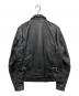 VANSON (バンソン) エンフィールドレザージャケット ブラック サイズ:38：29000円