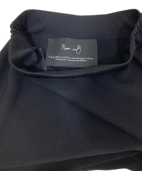 ROOM NO.8 BLACK（ルームエイトブラック）ROOM NO.8 BLACK (ルームエイトブラック) ニットロングスカート ブラック サイズ:FREEの古着・服飾アイテム