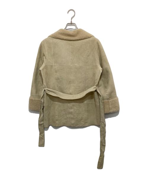 LOEWE（ロエベ）LOEWE (ロエベ) オールドムートンコート　OLD LOEWE ホワイト サイズ:40の古着・服飾アイテム