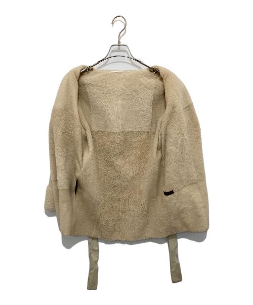 LOEWE（ロエベ）LOEWE (ロエベ) オールドムートンコート　OLD LOEWE ホワイト サイズ:40の古着・服飾アイテム