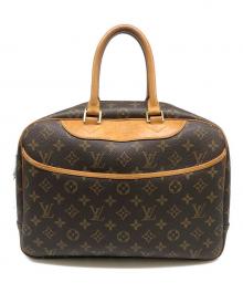 LOUIS VUITTON（ルイ ヴィトン）の古着「M47270 ドーヴィル モノグラム ハンドバッグ モノグラムキャンバス」｜ブラウン
