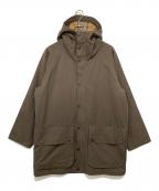 Barbour×TOMORROW LANDバブアー×トゥモローランド）の古着「OVERSIZED HIKING WOOL HOODED COAT」｜オリーブ