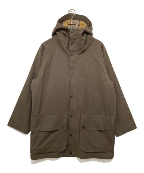 Barbour（バブアー）Barbour (バブアー) TOMORROW LAND (トゥモローランド) OVERSIZED HIKING WOOL HOODED COAT オリーブ サイズ:36の古着・服飾アイテム