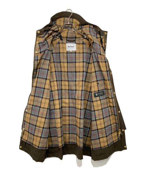 Barbour（バブアー）Barbour (バブアー) TOMORROW LAND (トゥモローランド) OVERSIZED HIKING WOOL HOODED COAT オリーブ サイズ:36の古着・服飾アイテム