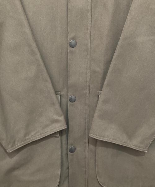 Barbour（バブアー）Barbour (バブアー) TOMORROW LAND (トゥモローランド) OVERSIZED HIKING WOOL HOODED COAT オリーブ サイズ:36の古着・服飾アイテム