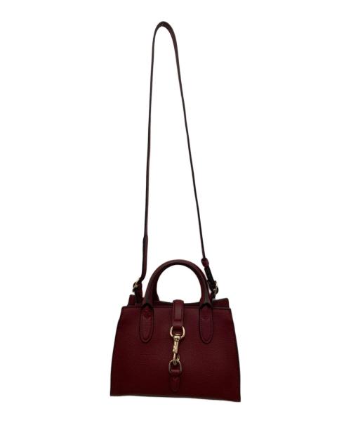 GUCCI（グッチ）GUCCI (グッチ) クロージャー付き スモール トートバッグ 795349 レッドの古着・服飾アイテム