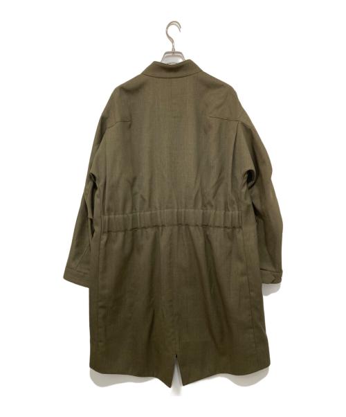 OVERCOAT（オーバーコート）OVERCOAT (オーバーコート) wool serge mods coat in khaki オリーブ サイズ:2の古着・服飾アイテム