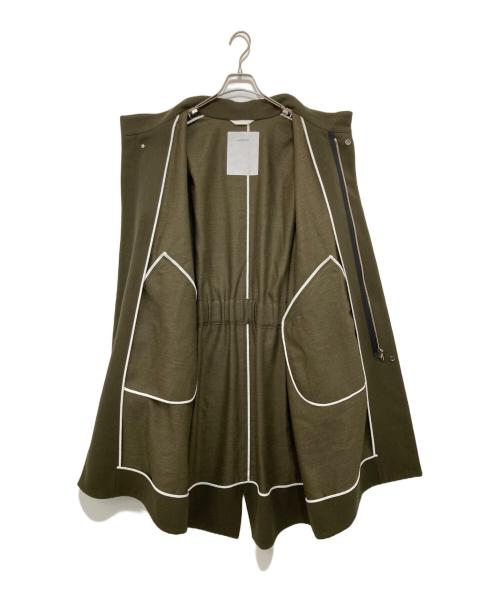 OVERCOAT（オーバーコート）OVERCOAT (オーバーコート) wool serge mods coat in khaki オリーブ サイズ:2の古着・服飾アイテム