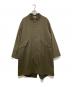 OVERCOAT（オーバーコート）の古着「wool serge mods coat in khaki」｜オリーブ