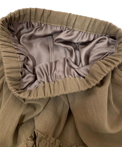 CASA FLINE（カーサフライン）CASA FLINE (カーサフライン) コットンティアードスカート カーキ サイズ:FREEの古着・服飾アイテム