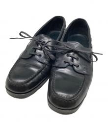 chausser（ショセ）の古着「DECK SHOES CORDOVAN DNY」｜ブラック