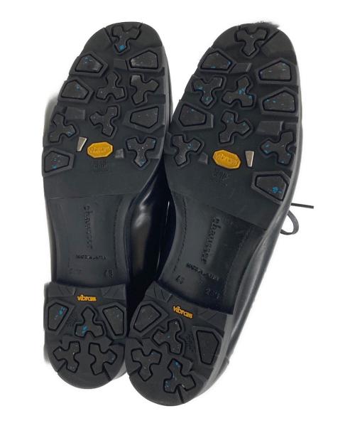 chausser（ショセ）chausser (ショセ) DECK SHOES CORDOVAN DNY ブラック サイズ:43 26 1/2の古着・服飾アイテム