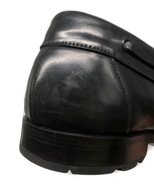 chausser（ショセ）chausser (ショセ) DECK SHOES CORDOVAN DNY ブラック サイズ:43 26 1/2の古着・服飾アイテム