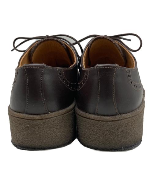 COMME des GARCONS HOMME DEUX（コムデギャルソン オム ドゥ）COMME des GARCONS HOMME DEUX GEORGE COX JOHN MOORE (ジョンムーア) Brogue Shoes ブローグシューズ ウィングチップシューズ DN-K101-001 ブラウン サイズ:8の古着・服飾アイテム