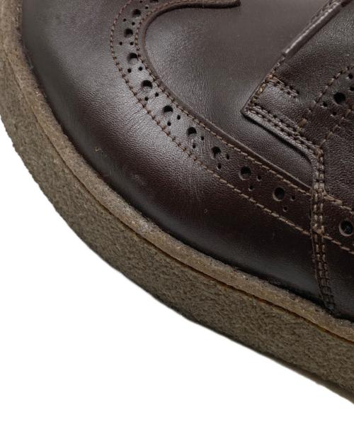 COMME des GARCONS HOMME DEUX（コムデギャルソン オム ドゥ）COMME des GARCONS HOMME DEUX GEORGE COX JOHN MOORE (ジョンムーア) Brogue Shoes ブローグシューズ ウィングチップシューズ DN-K101-001 ブラウン サイズ:8の古着・服飾アイテム
