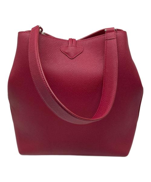 LONGCHAMP（ロンシャン）LONGCHAMP (ロンシャン) ル ロゾ M ショルダーバッグ ピンクの古着・服飾アイテム