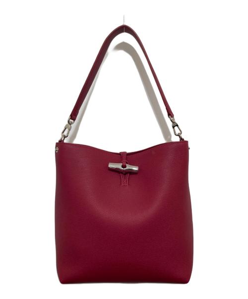LONGCHAMP（ロンシャン）LONGCHAMP (ロンシャン) ル ロゾ M ショルダーバッグ ピンクの古着・服飾アイテム