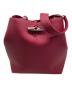 LONGCHAMP（ロンシャン）の古着「ル ロゾ M ショルダーバッグ」｜ピンク