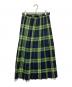 O'NEIL OF DUBLIN (オニールオブダブリン) チェックロングラップスカート ネイビー サイズ:42：15000円