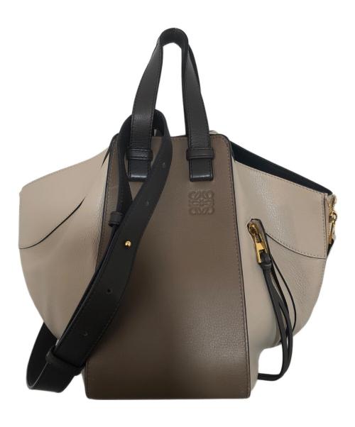 LOEWE（ロエベ）LOEWE (ロエベ) ハンモック スモールショルダーバッグ 2WAYバッグ ベージュの古着・服飾アイテム